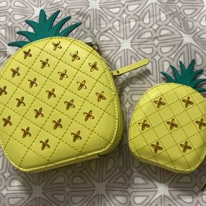 Kate Spade Pineapple crossbody & coin purse